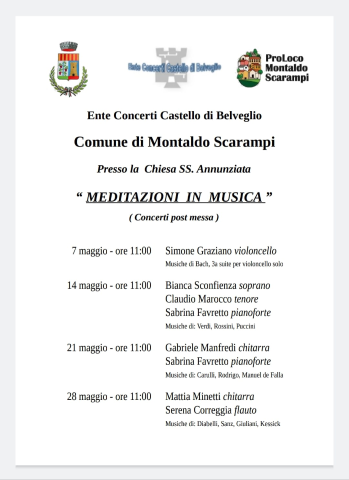 Montaldo Scarampi | "Meditazioni in musica"